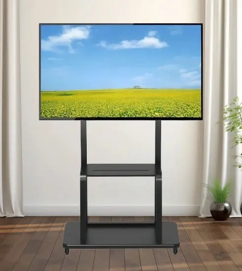 kze58 mobile tv floor stand 1 4